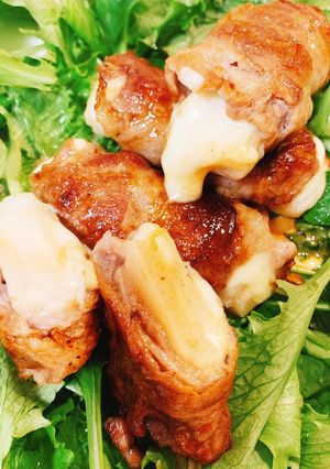 簡単とろーり♡もっちーず肉巻き-レシピのメイン写真
