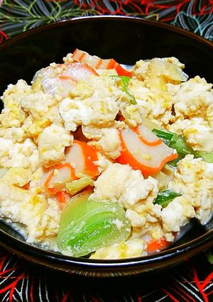 ふっわふわ♡豆腐の卵とじ-レシピのメイン写真