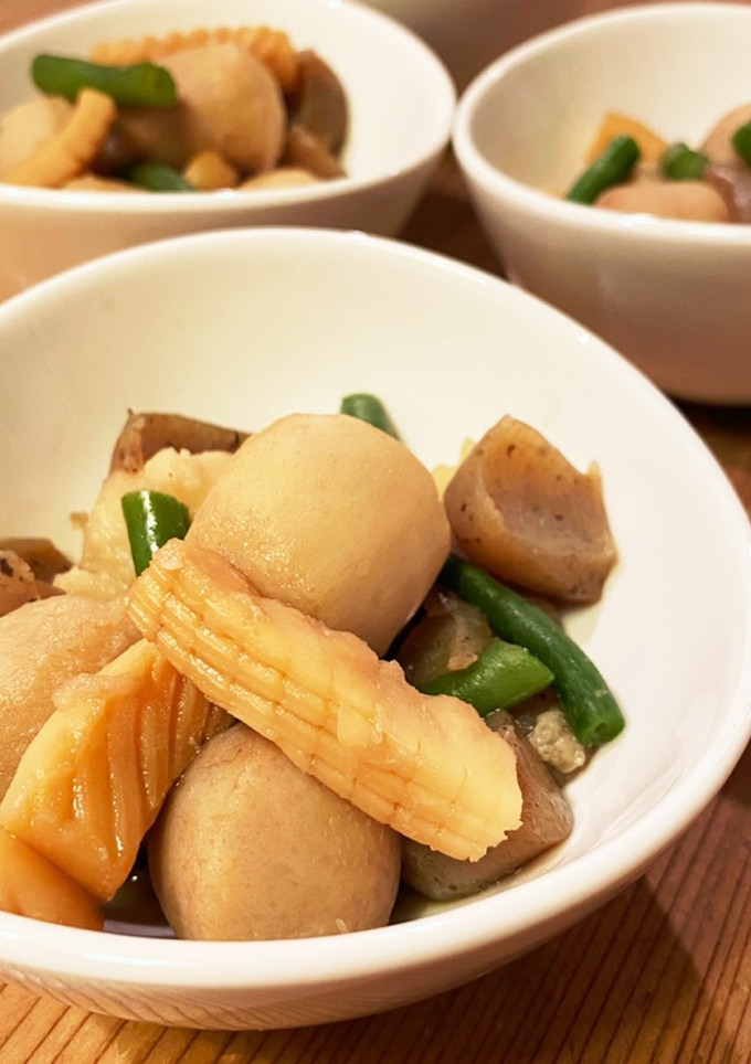 里芋とイカと蒟蒻の煮物-レシピのメイン写真