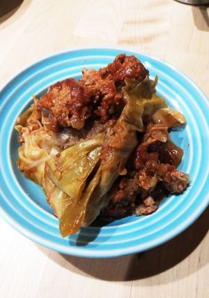 [超簡単]炊飯器ミートキャベツ-レシピのメイン写真