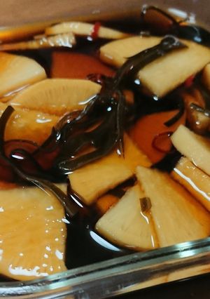 大根醤油漬け-レシピのメイン写真