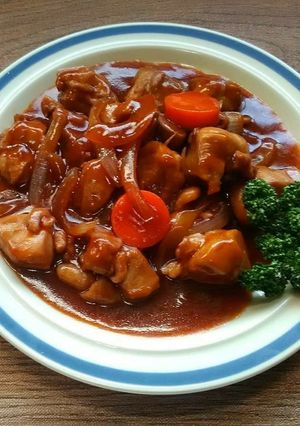 若鶏の赤ワイン煮-レシピのメイン写真