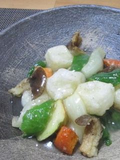 野菜とお餅の揚げだしあんかけ-レシピのメイン写真