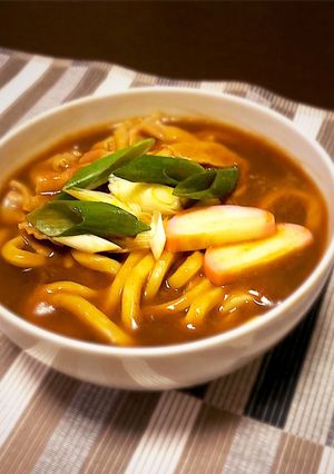 電子レンジでお手軽☆本格カレーうどん-レシピのメイン写真