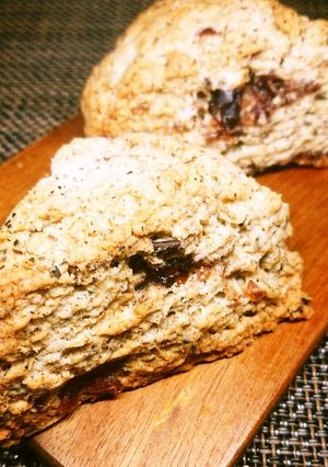 HMとほうじ茶と羊羹DE和風スコーン♪-レシピのメイン写真