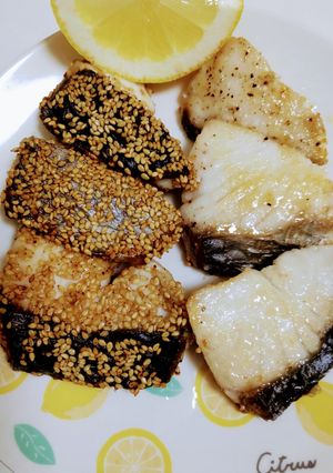 白身魚のムニエル＊シンプル＆ごま衣-レシピのメイン写真