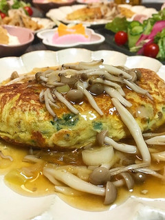 カルシウムたっぷり納豆オムレツ-レシピのメイン写真