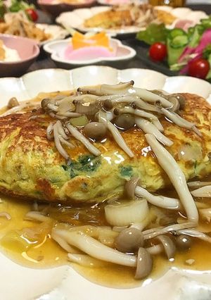 カルシウムたっぷり納豆オムレツ-レシピのメイン写真
