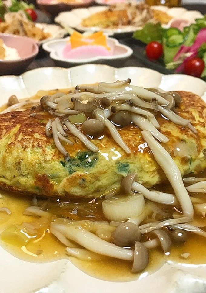 カルシウムたっぷり納豆オムレツ-レシピのメイン写真