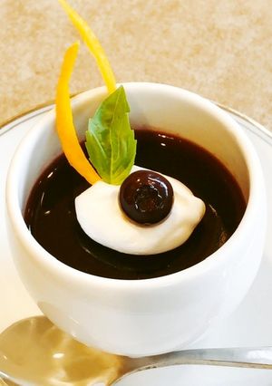 ブルーベリーシロップ漬けでゼリー-レシピのメイン写真