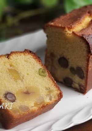 綺麗になれちゃう『栗と甘納豆のケーキ』-レシピのメイン写真