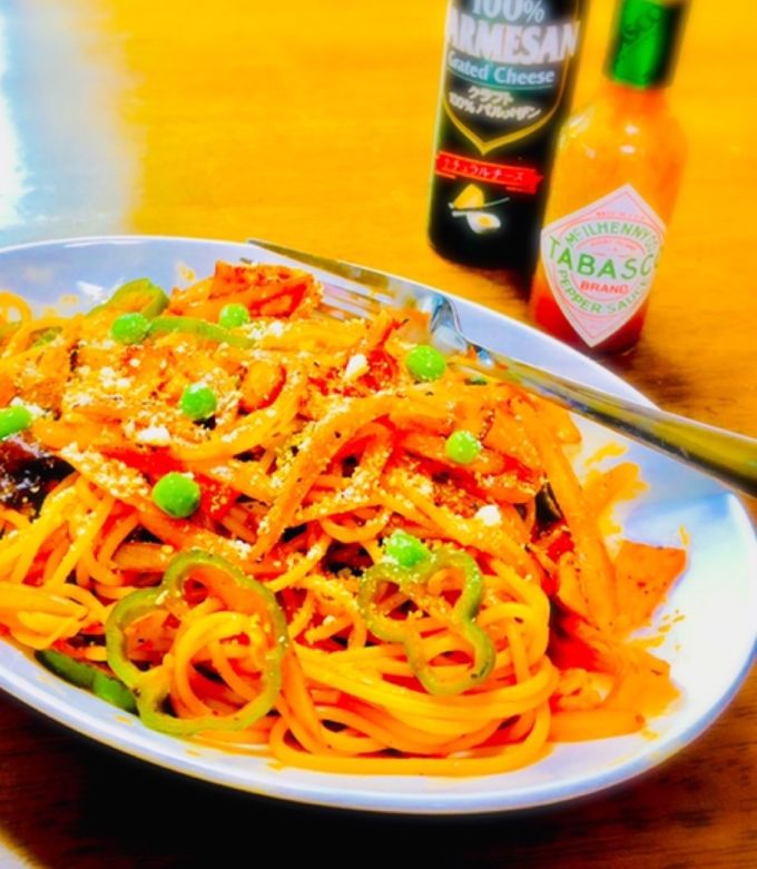 昭和のナポリタン480kcal by おっちゃん食堂 【クックパッド】 簡単