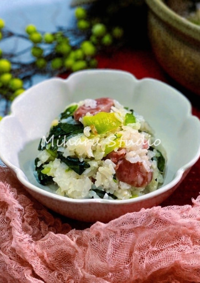 土鍋の中華炊き込みご飯-レシピのメイン写真