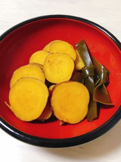 さつまいもと昆布の煮物-レシピのメイン写真
