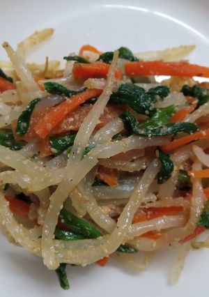 もやしとにらのごまあえ★宇都宮学校給食-レシピのメイン写真