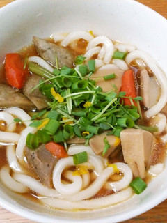 けんちんうどん(筑前煮リメイク)-レシピのメイン写真