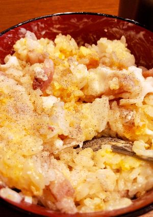 カルボナーラ風丼-レシピのメイン写真