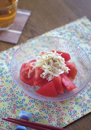 トマトとねぎの中華風シンプルサラダ-レシピのメイン写真
