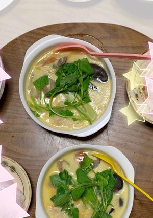 お雑煮の具材で作る茶碗蒸し-レシピのメイン写真