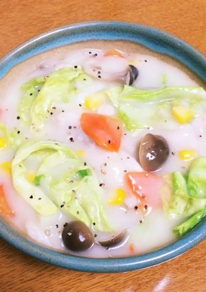 キャベツのクリームシチュー-レシピのメイン写真