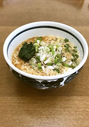 インスタントラーメンの卵おじや-レシピのメイン写真