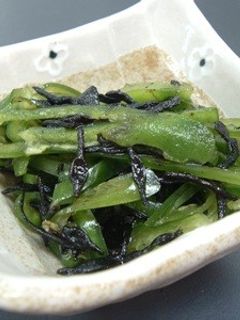 塩ふきひじきとピーマンの和え物-レシピのメイン写真