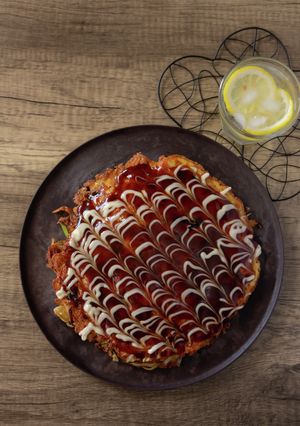 もちもちグルテンフリーお好み焼き-レシピのメイン写真