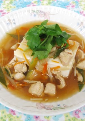 温豆腐の五目あんかけ★野菜たっぷり-レシピのメイン写真