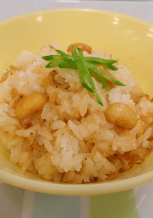 【給食】大豆ごはん-レシピのメイン写真