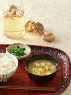 しいたけ軸水出汁で美味しい味噌汁-レシピのメイン写真