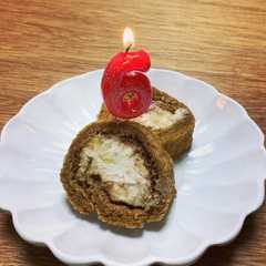 รูปของ 卵乳小麦不使用！米粉珈琲栗ロールケーキ