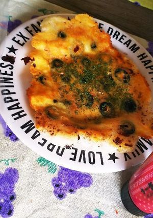 餅明太子ピザ-レシピのメイン写真