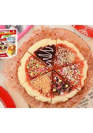 ボール不要！フライパンでスイートピザ-レシピのメイン写真