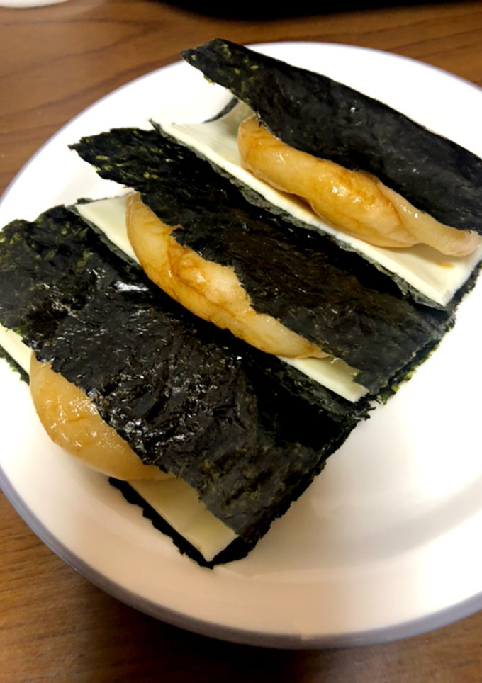 簡単、お餅のチーズ磯辺焼き！-レシピのメイン写真