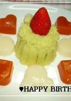 ✿とっても簡単♪１歳の誕生日ケーキ✿-レシピのメイン写真