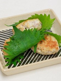 大葉巻き梅しょうがつくね-レシピのメイン写真