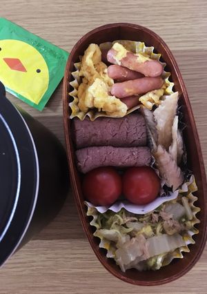 2020.1.9お弁当-レシピのメイン写真