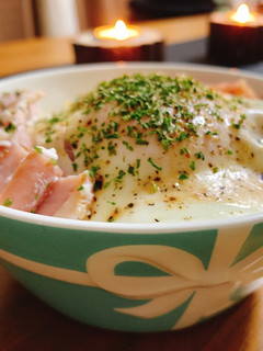 重ね調理簡単ベーコン丼(QC無水鍋使用)-レシピのメイン写真
