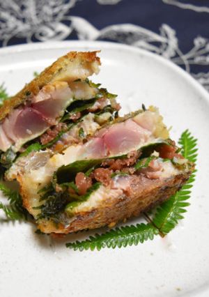 アジの梅しそパン粉焼き-レシピのメイン写真