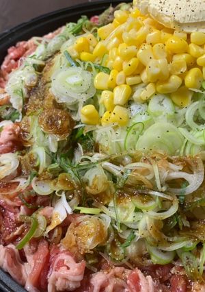 ホットプレートで簡単　ペッパーランチ風-レシピのメイン写真