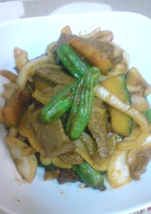 お肉も野菜もしっかり♪焼肉のタレで超簡単-レシピのメイン写真