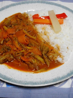 牛ごぼうのスパイスカレー-レシピのメイン写真