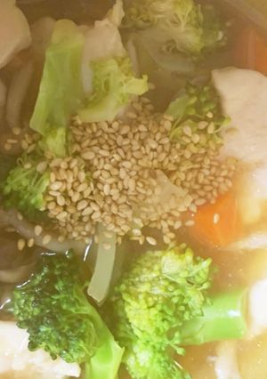全てレンジ胸肉根菜の中華あん蒸し煮-レシピのメイン写真