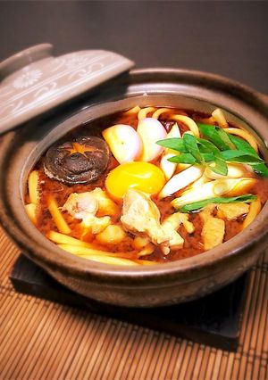 電子レンジで簡単☆味噌煮込みうどん-レシピのメイン写真
