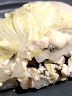 白菜のレンジで重ね蒸し-レシピのメイン写真