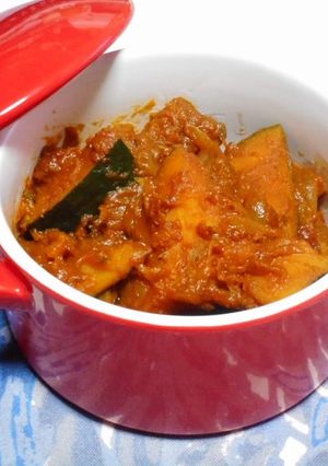 かぼちゃのスパイスカレー【副菜感覚で】-レシピのメイン写真