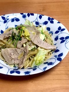 豚肉と紫蘇の和風パスタ-レシピのメイン写真