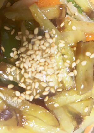 全てレンジなす豆腐スタミナ炒めドーム蒸し-レシピのメイン写真