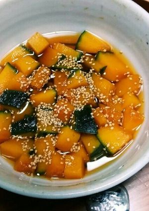 レンジで簡単❗めんつゆで南瓜の煮物✨☺⛄-レシピのメイン写真