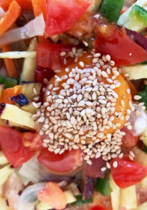 レンジでカルボナーラ風モス風サウザン丼-レシピのメイン写真